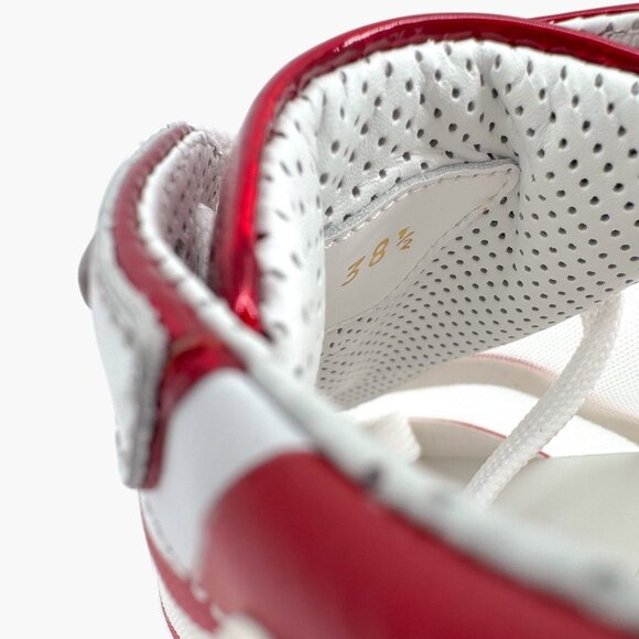 Christian Louboutin Sharkina White Mesh Red Sneakers Size 38.5 US 8.5 Women's 05 - Picture 14 of 15